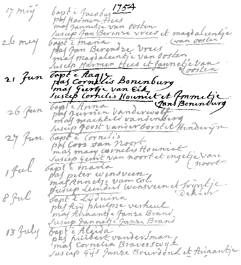 17540621 DTB-RK-B'hoek Aagje dv C Bonenburg - G v Eik